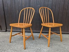 Vintage Esszimmerstuhl 60s Designer Stuhl Danish Florijan Bobic 60er 1/12