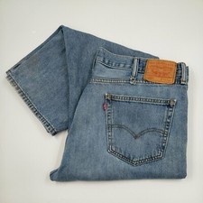Levi Strauss 505 Blue Jeans Cotton Denim Work Pants Egypt Casual Comfort 40 x 29