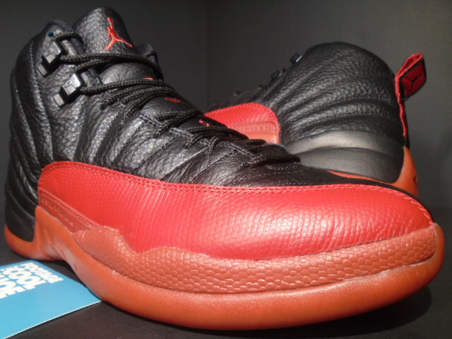 2003 NIKE AIR JORDAN XII 12 RETRO BRED FLU GAME BLACK RED 2003 NIKE AIR JORDAN XII 12 RETRO BRED FLU GAME BLACK RED