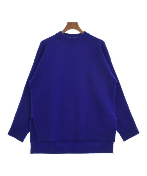 【送料&関税込】Jil Sander Sweatshirt In Blue Cotton JIL SANDER Knitwear/Sweater Purple 44(Approx. S