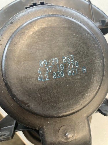 2009+ AUDI Q7 3.0 TDI HEATER BLOWER MOTOR 4L2820021A - Picture 3 of 3