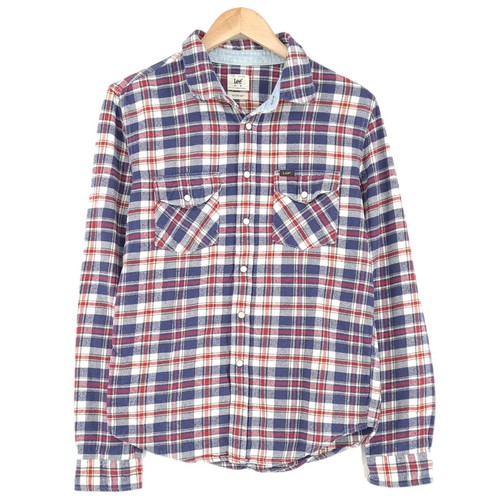 Chemise Bûcheron Lee Cooper à Carreaux - Taille S, Bleu, Coupe Slim, Occasion Très Bon état