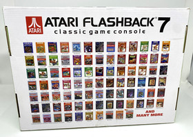 Atari Flashback 7 Classic Console with 101 Games, Controllers, Box, Tested