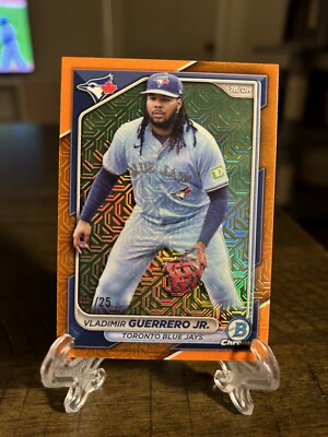 VLADIMIR GUERRERO JR 2024 Bowman Chrome Mega Box Orange Mojo Refractor #30 07/25