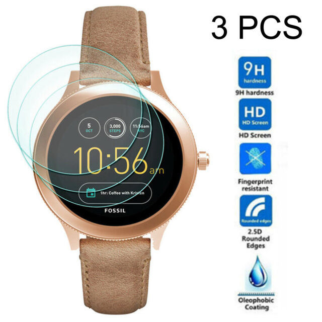 3-Pack For Fossil Q Venture Gen 3 Tempered Glass Screen Protector Saver | eBay