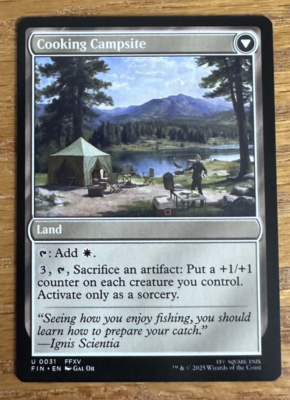 mtg final fantasy sidequest MTG Final Fantasy, Sidequest: Catch a Fish / Cooking Campsite