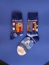 Chaussettes fantaisie Chat Bleue - Unisexe Homme Femme 