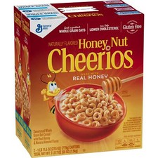 General Mills Honey Nut Cheerios, 55 oz.  Pack of 2 