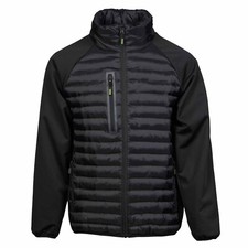 Apache Ashcroft Hybrid Jacket with Stretch Fabric and Hood Black (S-3XL)