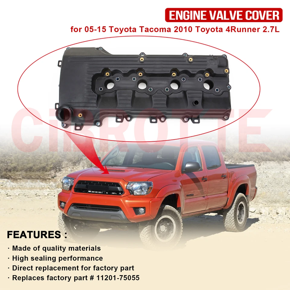 Cubierta de válvula para Toyota Tacoma 2005 2006 2007 2008 2009 2011 2012 2013 2014 2015 Foto 2 de 4