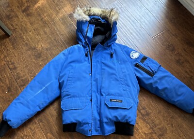 CANADA GOOSE WOMEN’S CHILLIWACK BOMBER JACKET BLUE XS AUTHENTIC- Royal Blue  PBI