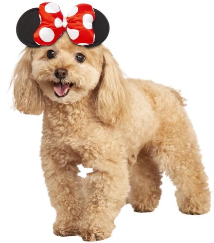 Minnie Mouse Accessory Kit Disney Fancy Dress Up Halloween Dog Cat Pet Costume - Afbeelding 1 van 6
