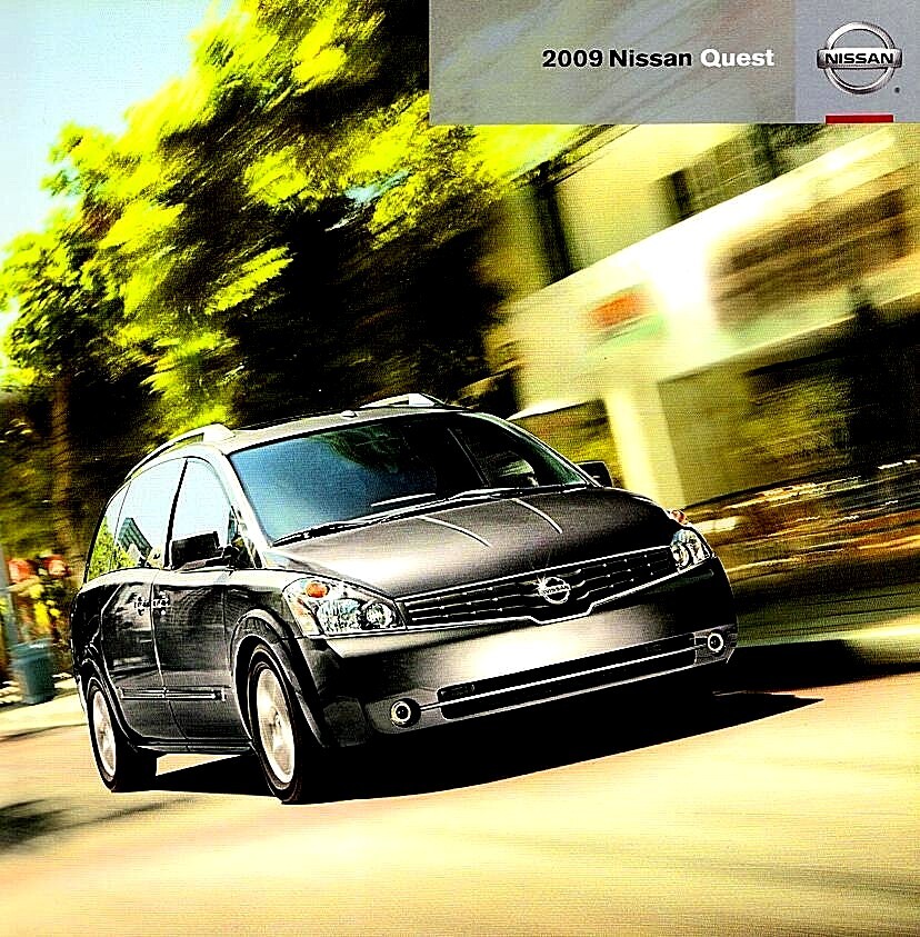 2009 NISSAN QUEST MINIVAN—24 PAGE SALES S SL SE
