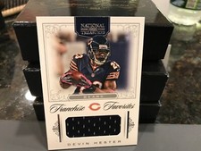 National Treasures Franchise Favorites Jersey Bears  Devin Hester 03/49 2012
