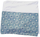 Springs Queen Bed Skirt Dust Ruffle Green Dog Pattern Puppy Love USA Made 60x80"