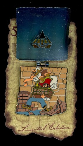 DLR Fluch der Karibik 50. Jahrestag gelbes Juwel LE Disney Pin 121314 - Bild 2 von 2