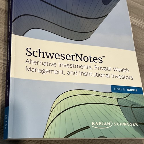 2024 CFA Level 3 Schwester notes and factsheet BOOK 4 & 5 - FREE SHIP! - Picture 5 of 6
