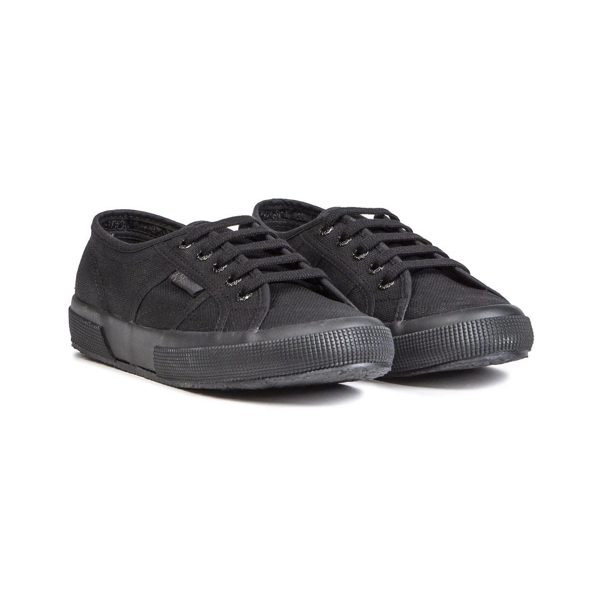 SUPERGA Womens 2750 Cotu Classic Plimsolls Sneakers Black eBay