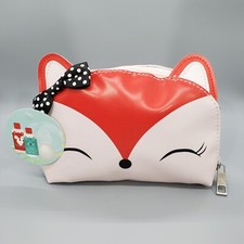 Fox Cosmetic Makeup Pouch Bag Candy Apple Bath Body Gift Set Stocking Stuffer