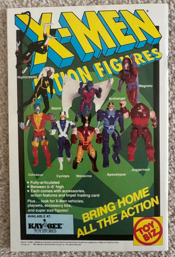 X-Men #1 Marvel Comics October 1991 Cover A Storm Beast Archangel Jean Grey Vtg - Picture 7 of 7
