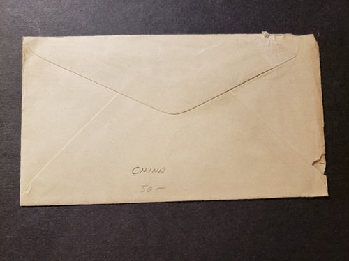 APO 907 SHANGHAI, CHINA 1946 Army Cover 332nd Sqdn, 513th Group Officer's Mail - Picture 2 of 2