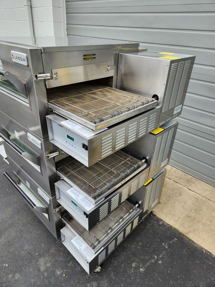 ***Lincoln Impinger FAST BAKE 1116 Triple Stack Gas Fired Conveyor ...
