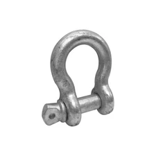 Drop Forged 2000 Lbs D Ring Bow 3/8" Screw Pin Anchor Shackle Galvanized Steel