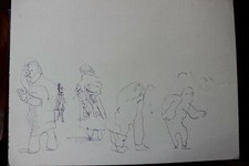 DDR Maler Professor Peuker Wolfgang Bleistift Zeichnung Original  Studien