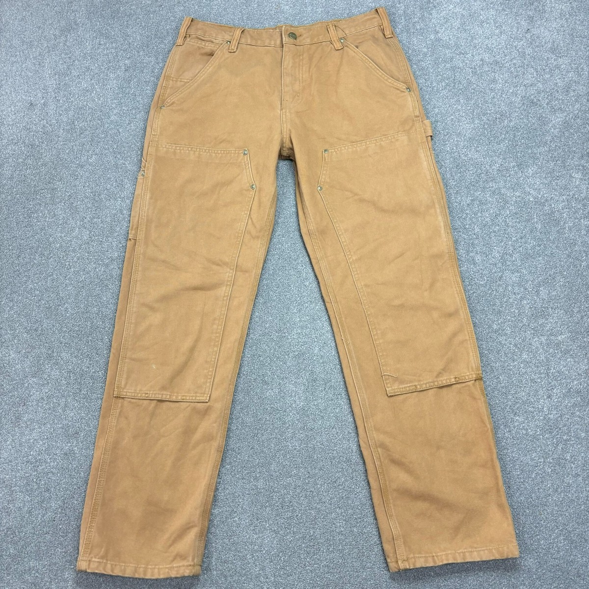 Carhartt DOUBLE KNEE PANTS 34×30 Carhartt Trousers Adult 34x30 Brown Double Knee Carpenter