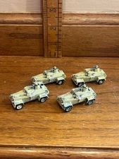 Flames of War Humber Rare OOP 15mm WWII Metal Lot of 4