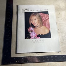 Vintage Barbara Streisand Timeless Live In Concert Booklet Program