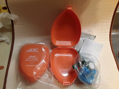 Pair of CPR POCKET RESUSCITATORS Adsafe Medical ADC