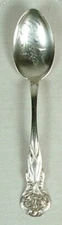 CHICAGO MECHANICS STERLING SILVER SOUVENIR SPOON CIRCA 1900
