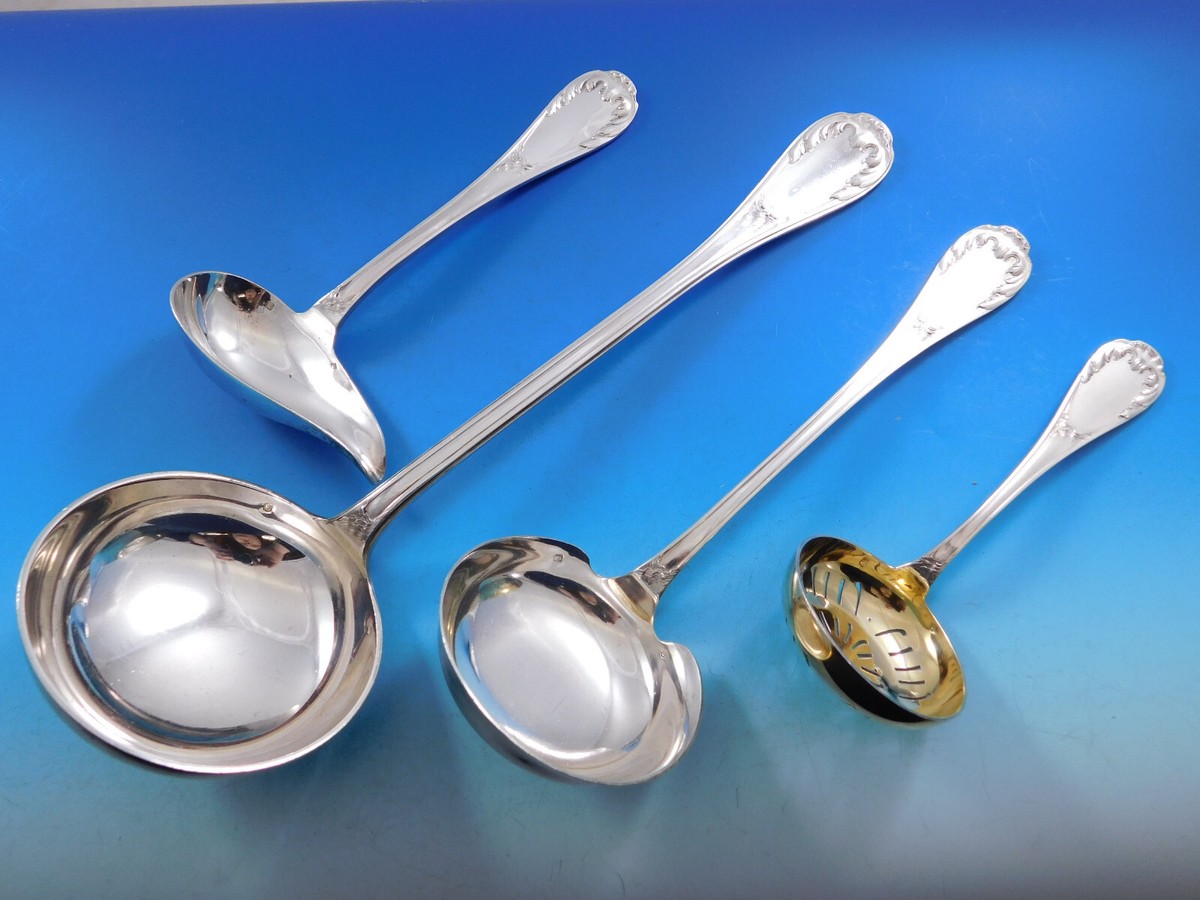 French 950 Sterling Silver Flatware Set Service 175 pieces