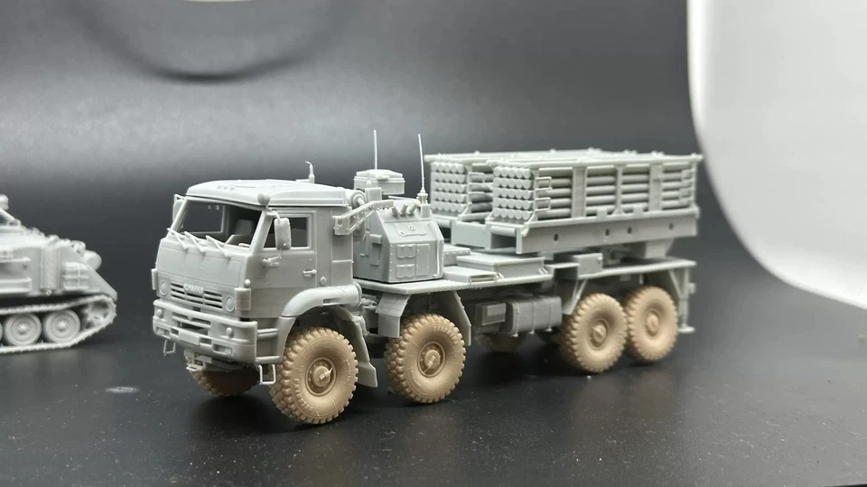 3D Printed 1/72/87/144 Remote mine-clearing vehicle Kamaz Big 8 Model Kit NEW - Image 2 of 4