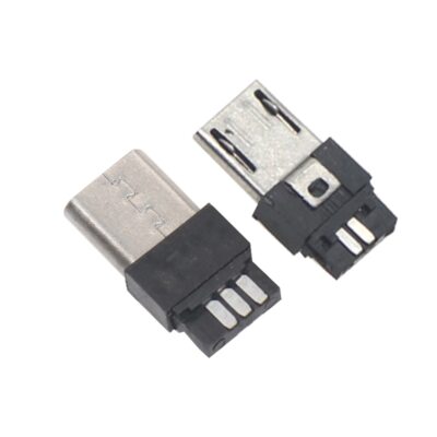  10PCS/LOT NEW Pcs Port PCB Board Micro USB Type B Male DIP5 SMT 