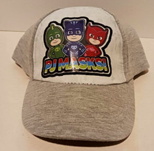 PJ Masks Hasbro Toddler Gray White Baseball Hat Cap
