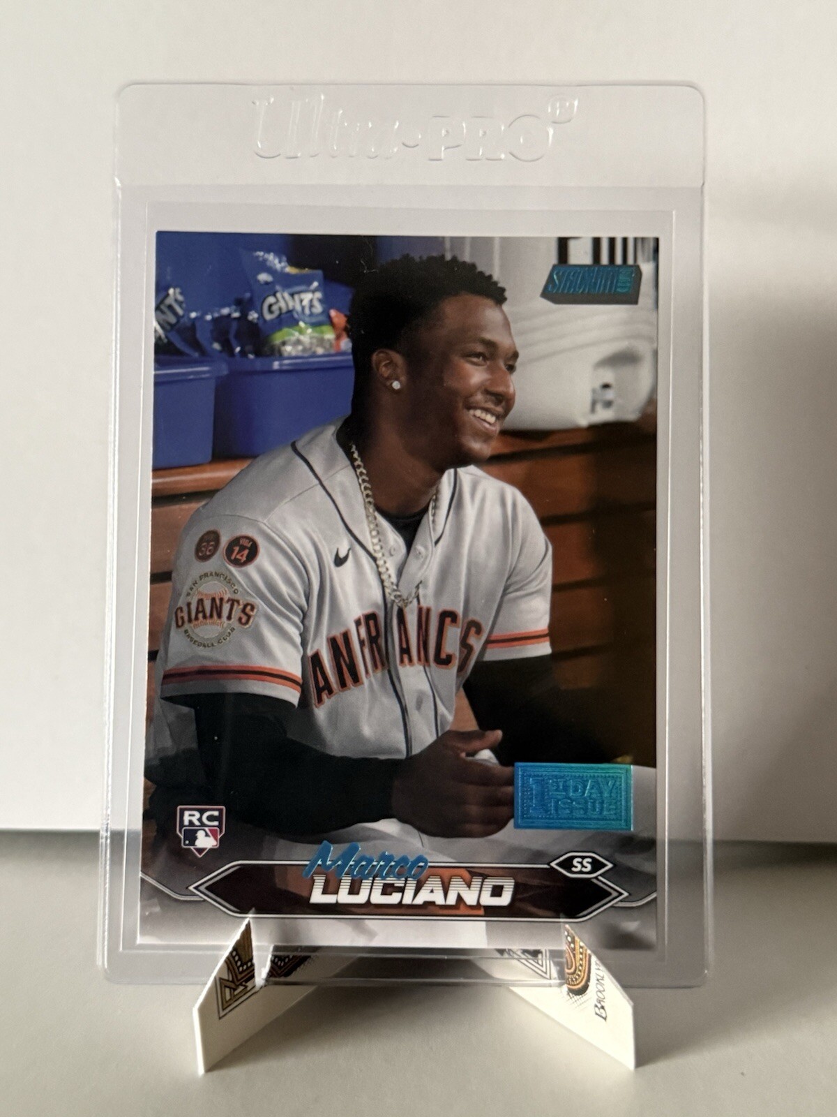 Marco Luciano 2024 Topps Stadium Club First Day Issue Stamp SSP RC #224