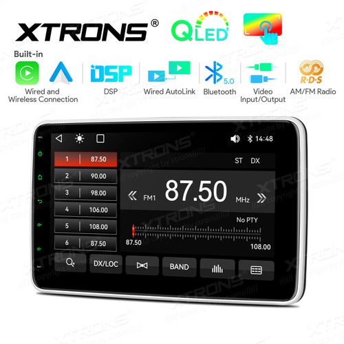Autoradio 2 DIN Linux 10.1" QLED Android Auto Display Bluetooth CarPlay DSP IPS - Bild 6 von 16