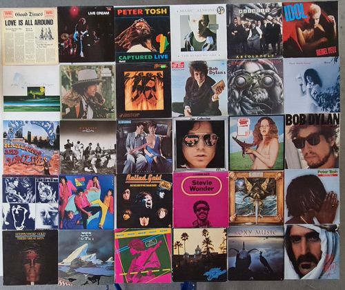 30x Vinyl ROCK/POP LP Sammlung (u.a. Rolling Stones, Bob Dylan,Scorpions, ZAPPA)