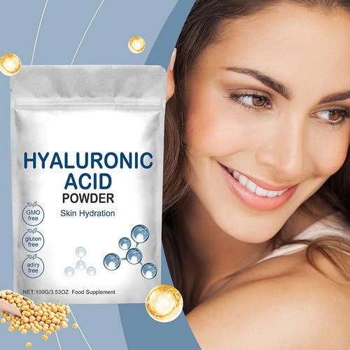 1-5x Hyaluronic Acid Protein Powder 100g For Skin Hydration Elasticity Firmn Nš„ - Picture 6 of 22