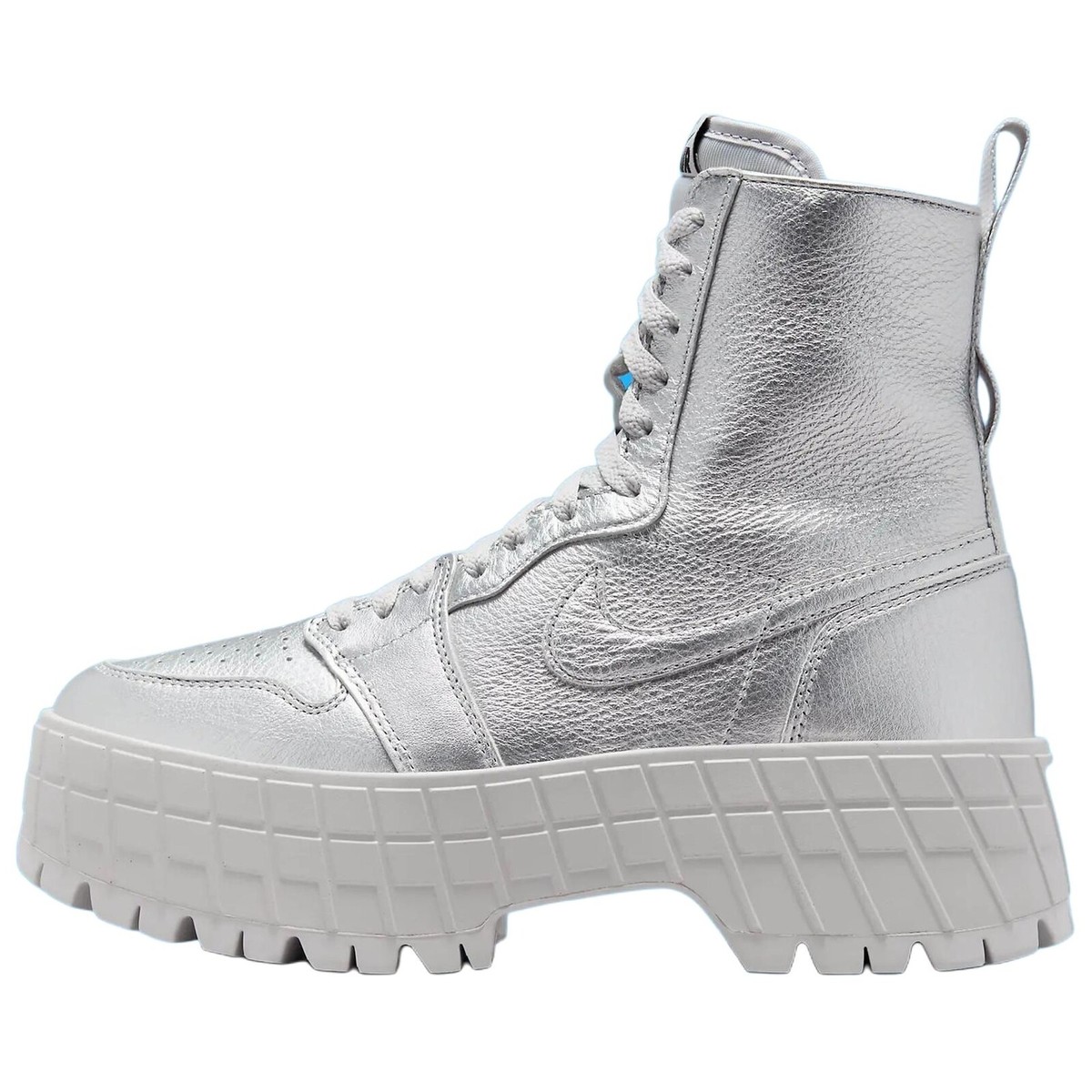 Air Jordan 1 Brooklyn High Metallic Silver W - FJ5737-002