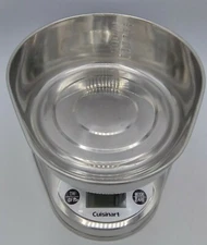 Cuisinart KML-KO3B Precision Chef Bowl Electronic Kitchen Scale Food Stainless