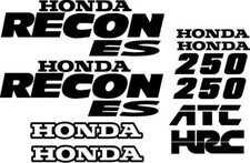 Honda Recon ES Decal Kit Gas Tank CUSTOM COLORS AVAILABLE moto hrc recon 250