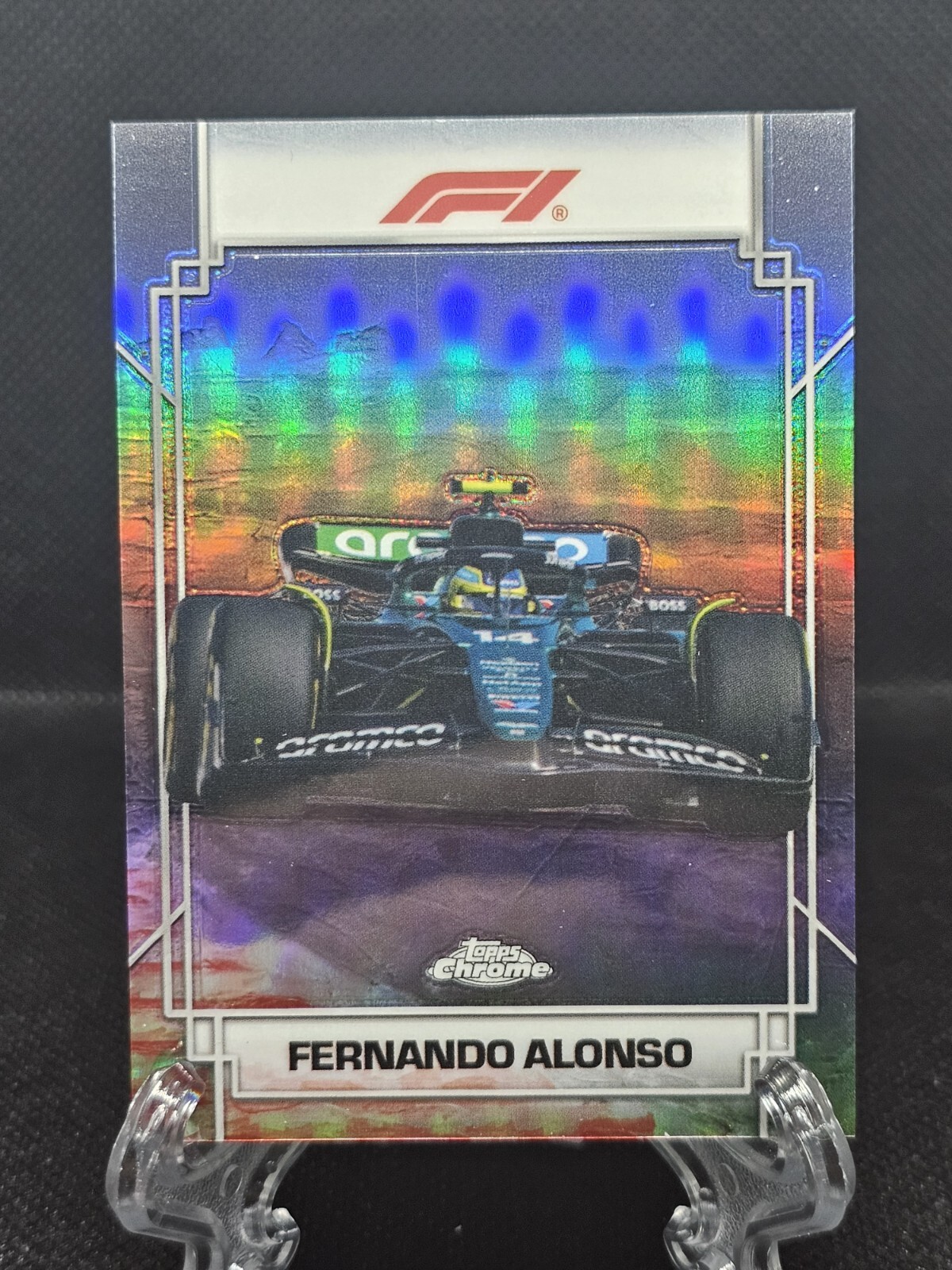 2024 Topps Chrome Formula 1 F1 Fernando Alonso Inside Trax SSP#IT-3 GZ