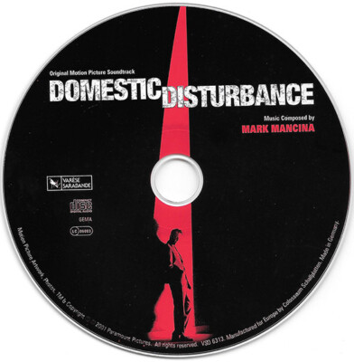 【中古】 Domestic Disturbance MarkMancina CD OST Mark Mancina Domestic Disturbance (Original Motion Picture