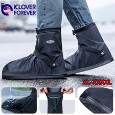 Rain Shoe Covers Reusable Waterproof Boot Overshoe Cycling Snow Dust Protector