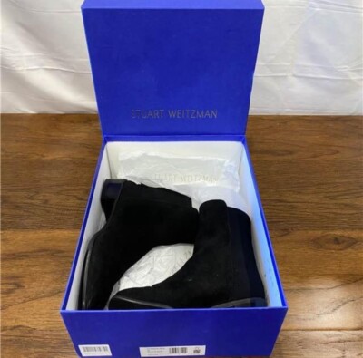 Stuart Weitzman City Block Square-Toe 45 Bootie