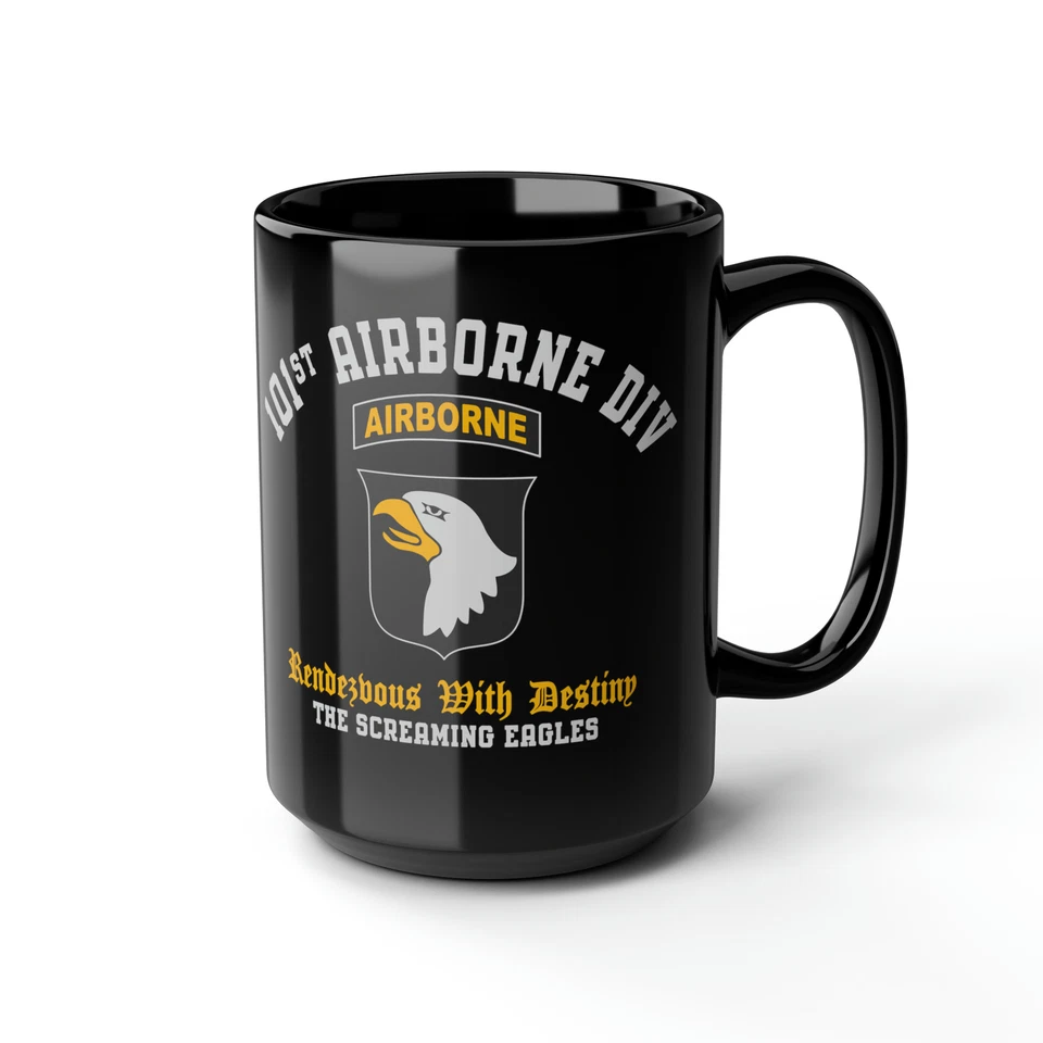 ATLANTIC ATLAS 101st Airborne Screaming Eagles US Army - Custom Design - High Quality Mug 15oz