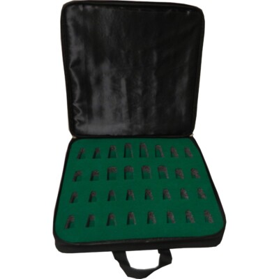 OVERSTOCK - Chess Piece Carry Case for 3 3/4'' Pieces